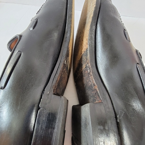 Allen Edmonds Grayson Tassel Penny Loafer Slip On Sz 10D Black Leather Old Money main image 9